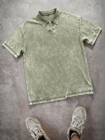 Herren Polo Shirt im Vintage-Look – Lässiger Klassiker für Alltag und Freizeit