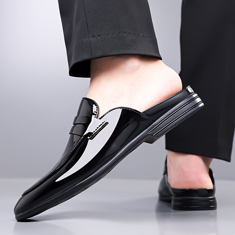 Herren Elegante Backless Loafer – Business & Freizeit Slip-On Schuhe