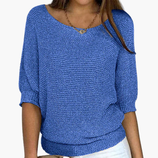 Damen Strickpullover Locker Bequem Casual Stil – Ideal für Alltag und Freizeit