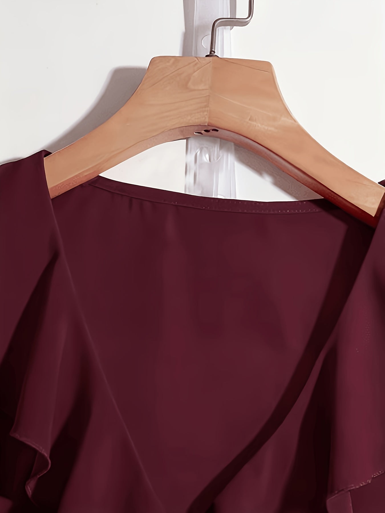 Damen Volant-Bluse mit Rüschen und Puffärmeln – Eleganter, femininer Stil für Büro & Freizeit