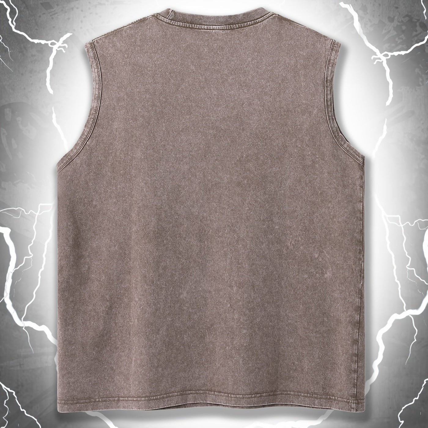 Herren Urban Streetwear Muskelshirt mit Vintage Print und lässigem Schnitt