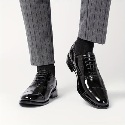 Herren Business Oxford-Schuhe – Klassische Eleganz für Büro & Anlass