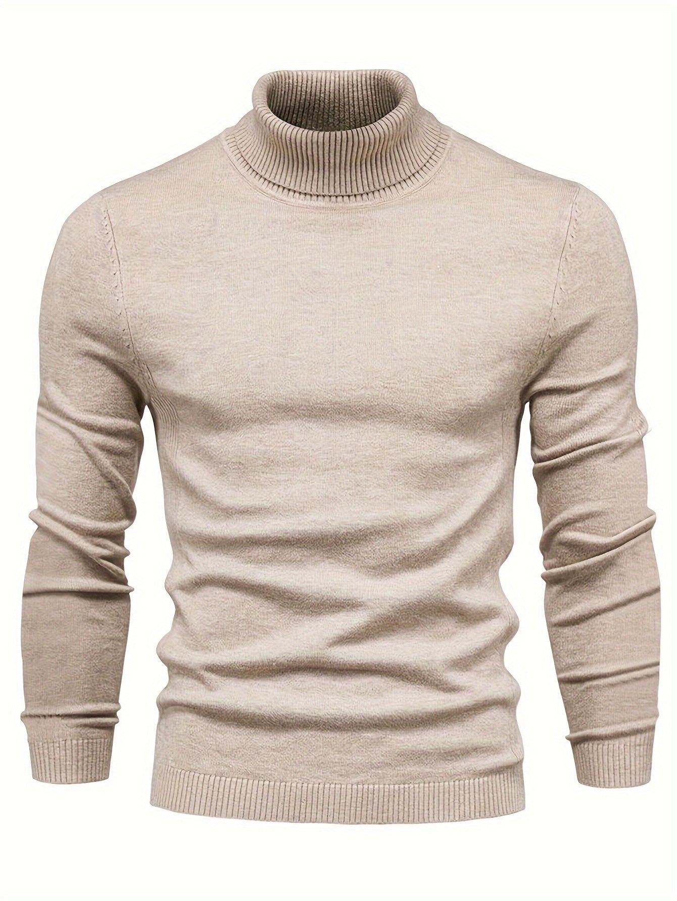 Herren Rollkragenpullover Slim Fit Modern Stil – Perfekt für Business und Freizeit