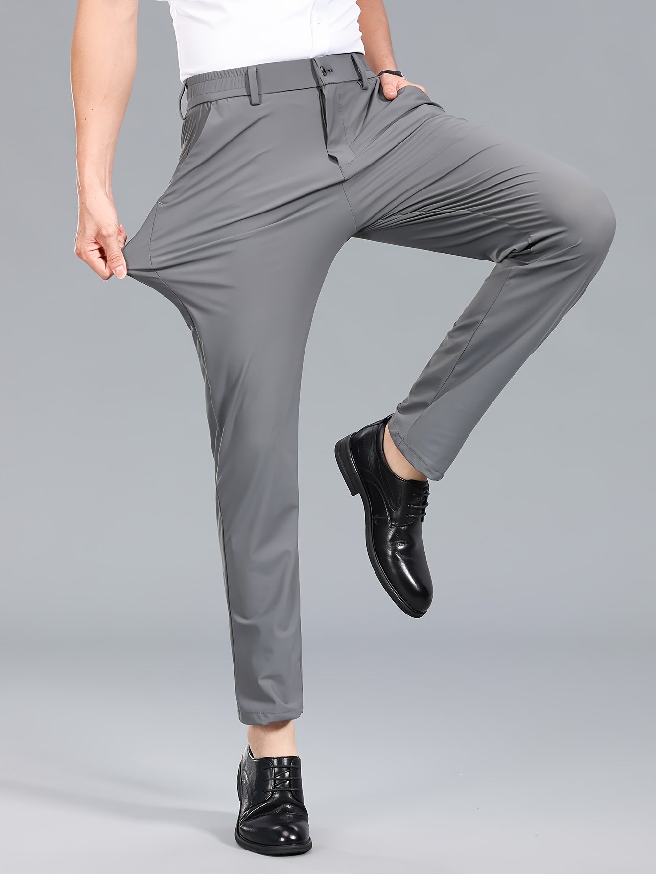 Herren Business Stretch-Hose – Elegante, bequeme Büro- und Freizeithose
