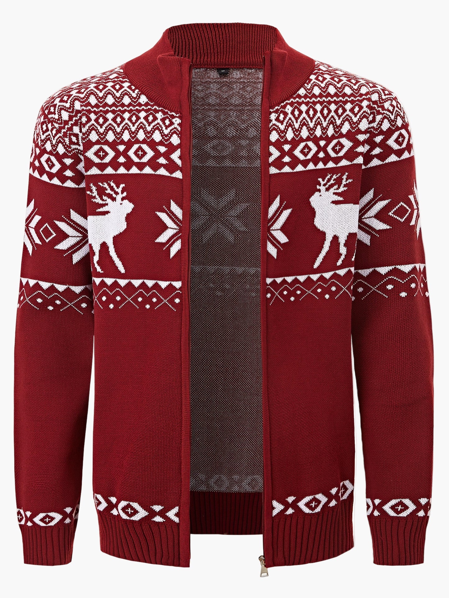 Herren Strickjacke mit Rentiermuster – Perfekt für Winter und festliche Anlässe