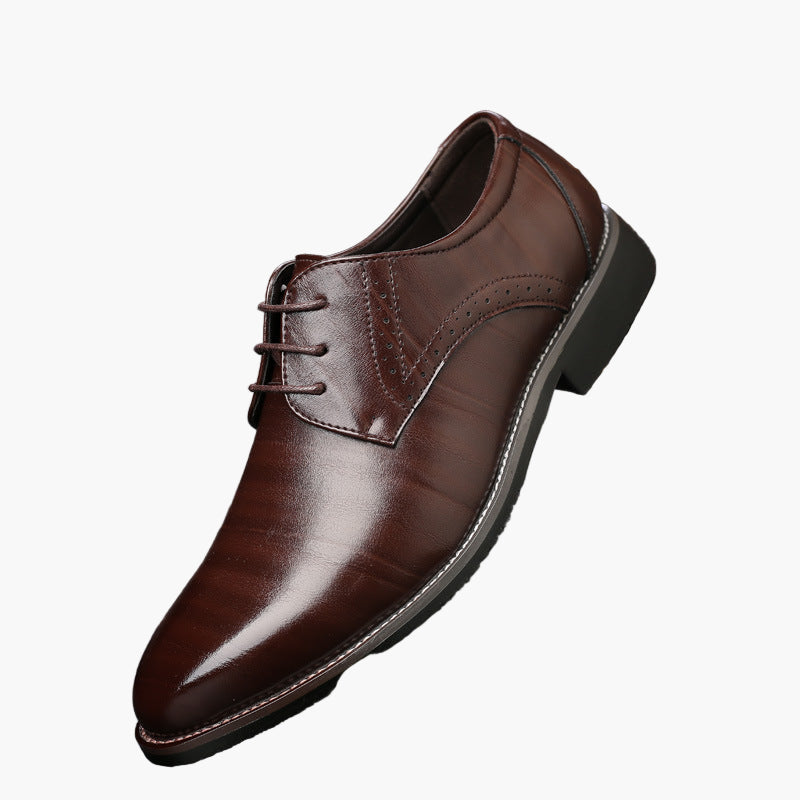 Herren Business Schnürschuhe – Elegante Brogue-Lederschuhe für Büro und besondere Anlässe