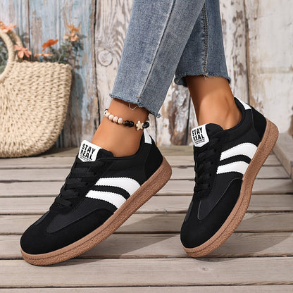 Damen Retro Sneaker Freizeit Stil – Bequeme Turnschuhe für Alltag & Streetwear