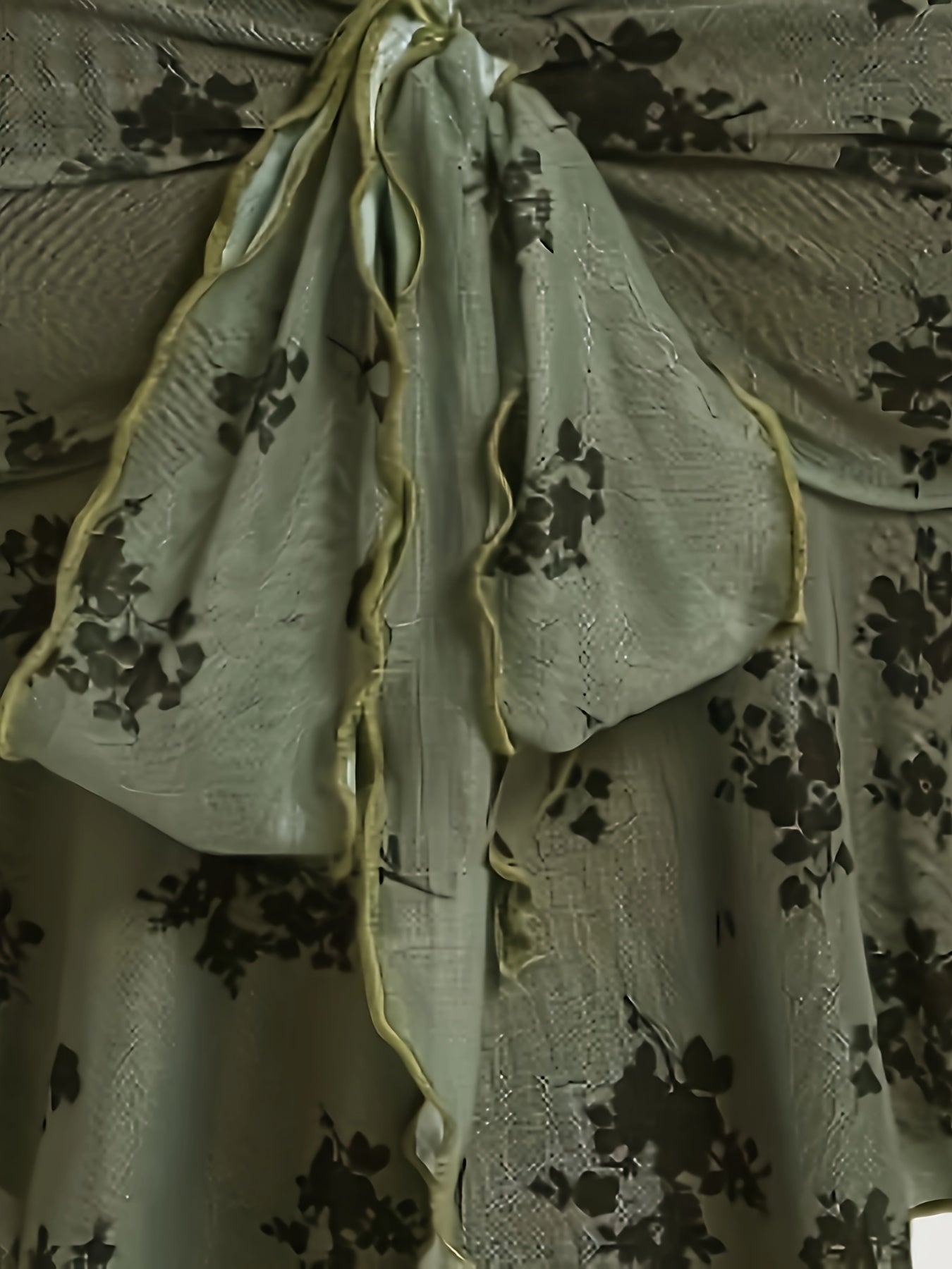 Damen Bandeau Top mit Schleifen-Detail und Blumenmuster – Elegantes Bustier für besondere Anlässe