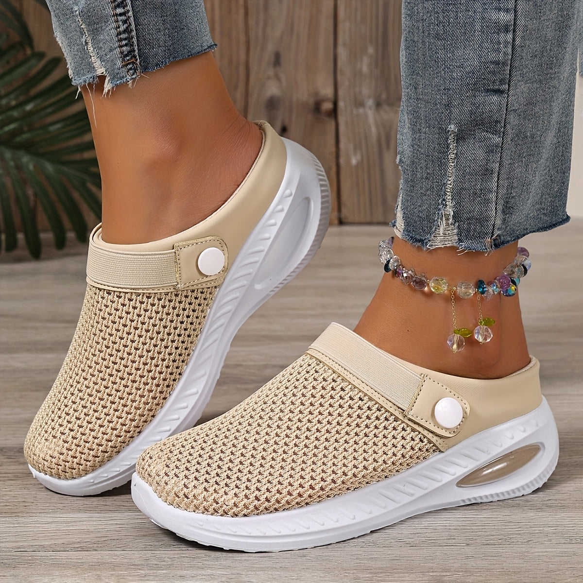 Damen Slip-On Mesh Clogs – Sportliche Freizeitschuhe mit Komfort für Alltag und Freizeit