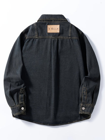 Herren Denim Overshirt – Lässiger Style für Alltag & Freizeit