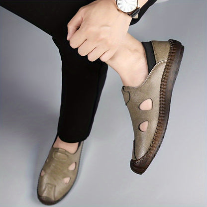 Herren Bequeme Sommer-Slipper mit Cut-Outs für Alltag & Freizeit