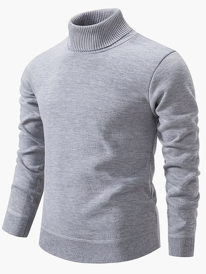 Herren Rollkragenpullover mit modernem Slim-Fit
