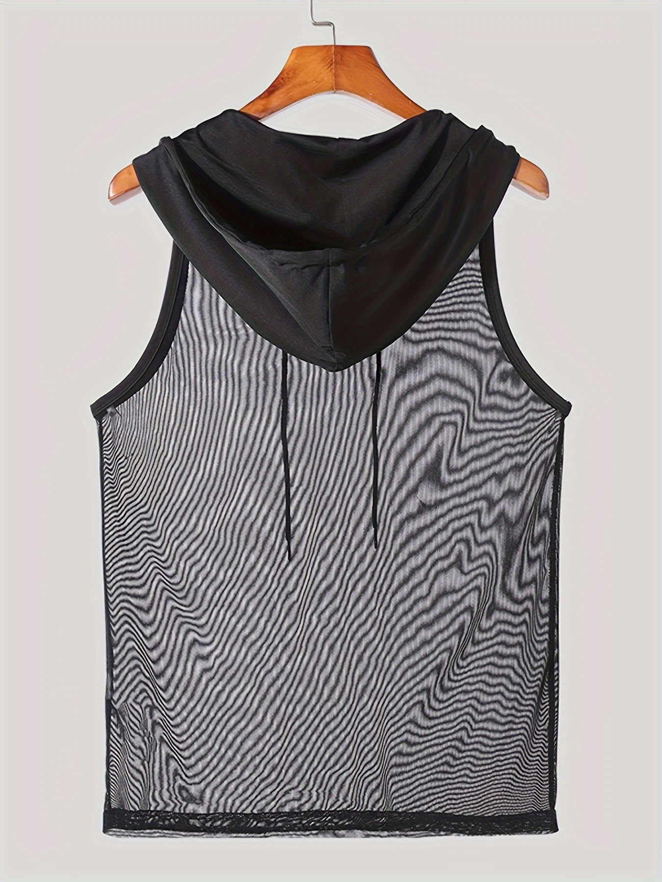 Herren Kapuzen-Sleeveless Tanktop Sportlich Modern Fitness Freizeit