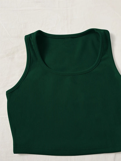 Damen Freizeit Set Crop Top und Shorts für Sommer, Sport & Alltag