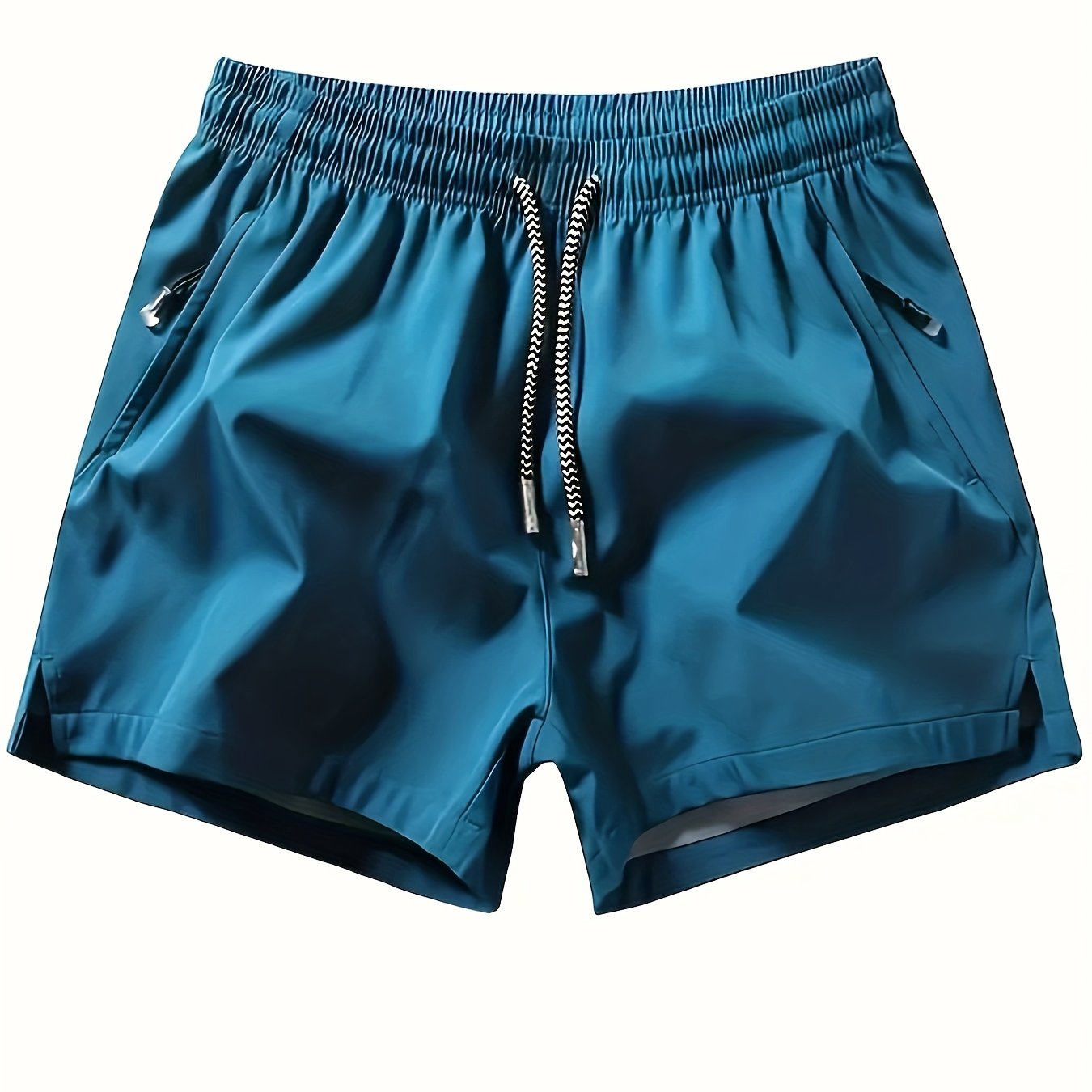 Herren Sport Shorts mit elastischem Bund und Seitentaschen – Trainings- und Freizeithose