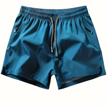 Herren Sport Shorts mit elastischem Bund und Seitentaschen – Trainings- und Freizeithose