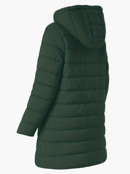 Damen Steppmantel mit Kapuze – Eleganter Wintermantel für Alltag und Freizeit