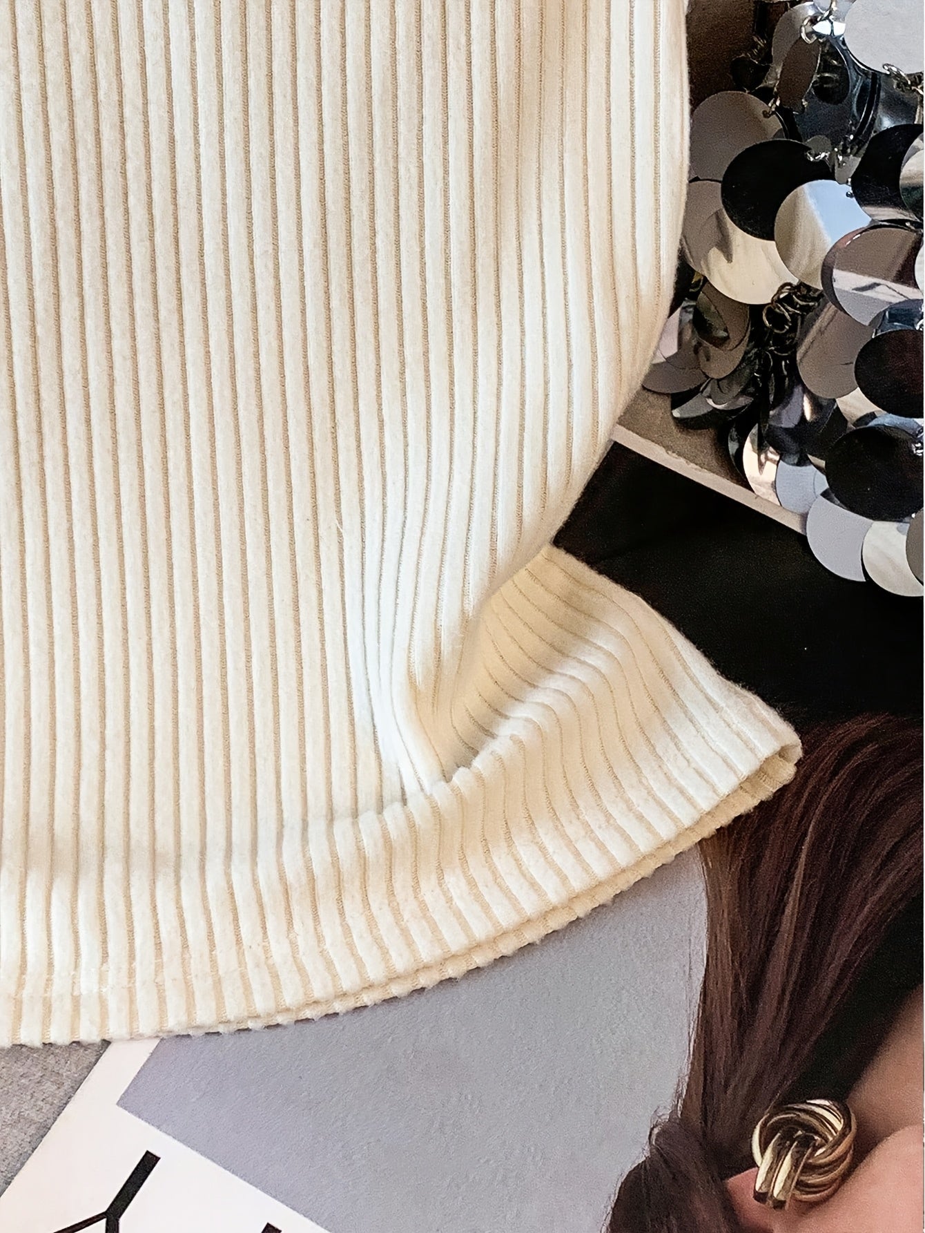 Damen Rippstrick Tanktop – Elegantes Basic für Alltag und Büro