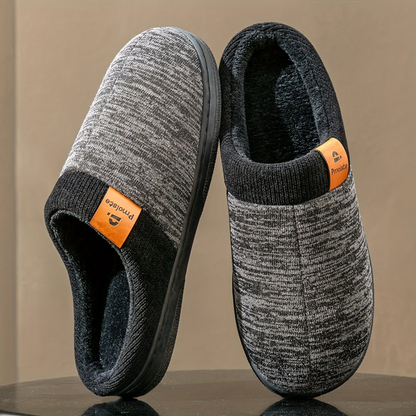Unisex Hausschuhe zweifarbig mit weichem Innenfutter