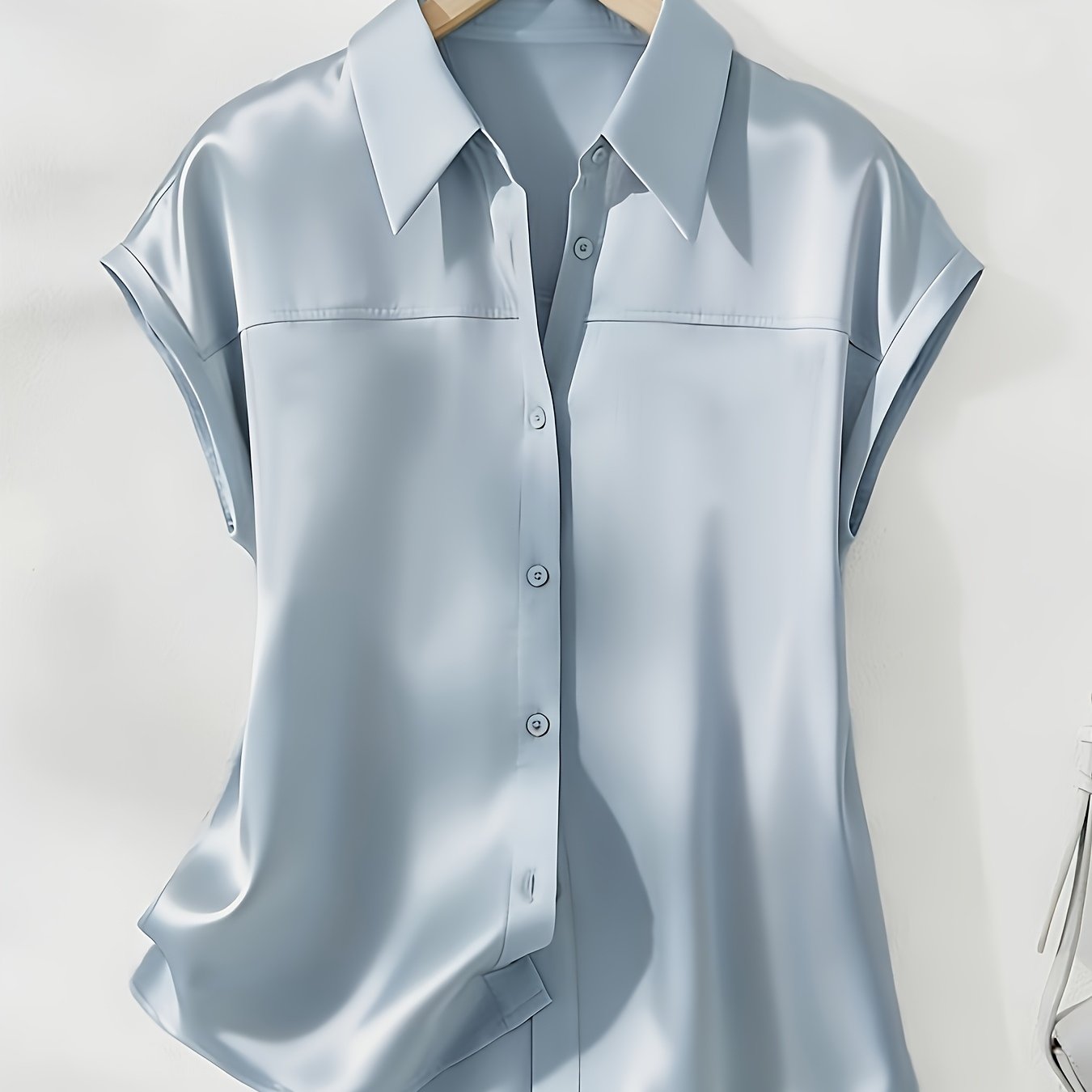 Damen Bluse mit Kragen und Knopfleiste – Eleganter, Zeitloser Stil für Büro und Freizeit