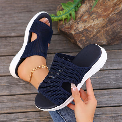 Damen Sportliche Slip-On Sandalen für Alltag und Freizeit