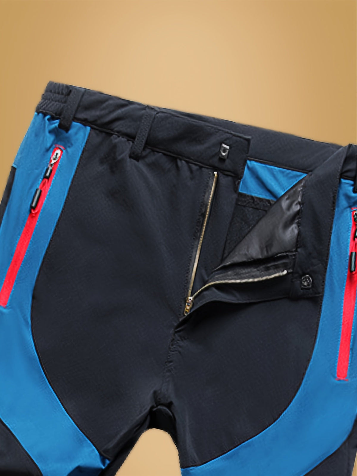 Unisex Outdoorhose mit Kontrastdetails Wanderhose Sporthose