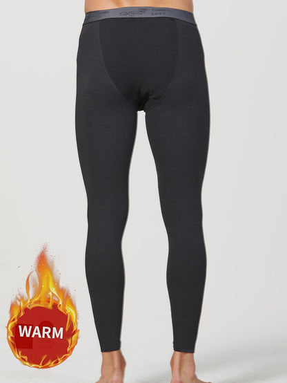 Herren Thermounterhose lang 3er Pack gefüttert Schwarz