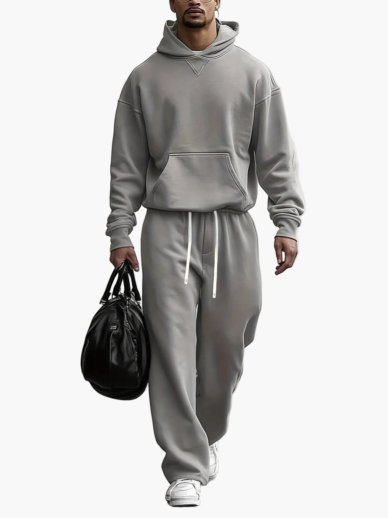Herren Freizeit Hoodie Set – Bequemer Jogginganzug für Alltag und Reisen