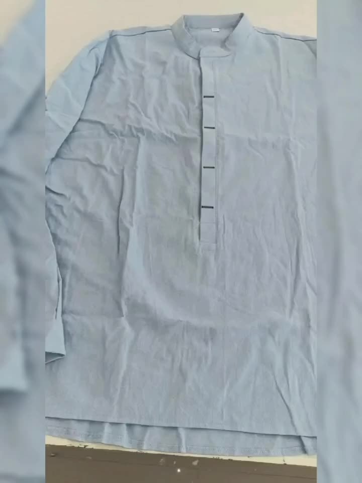 Herren Henley Langarmshirt mit Stehkragen und Knopfleiste – Modernes Freizeitoberteil für Alltag und Urlaub