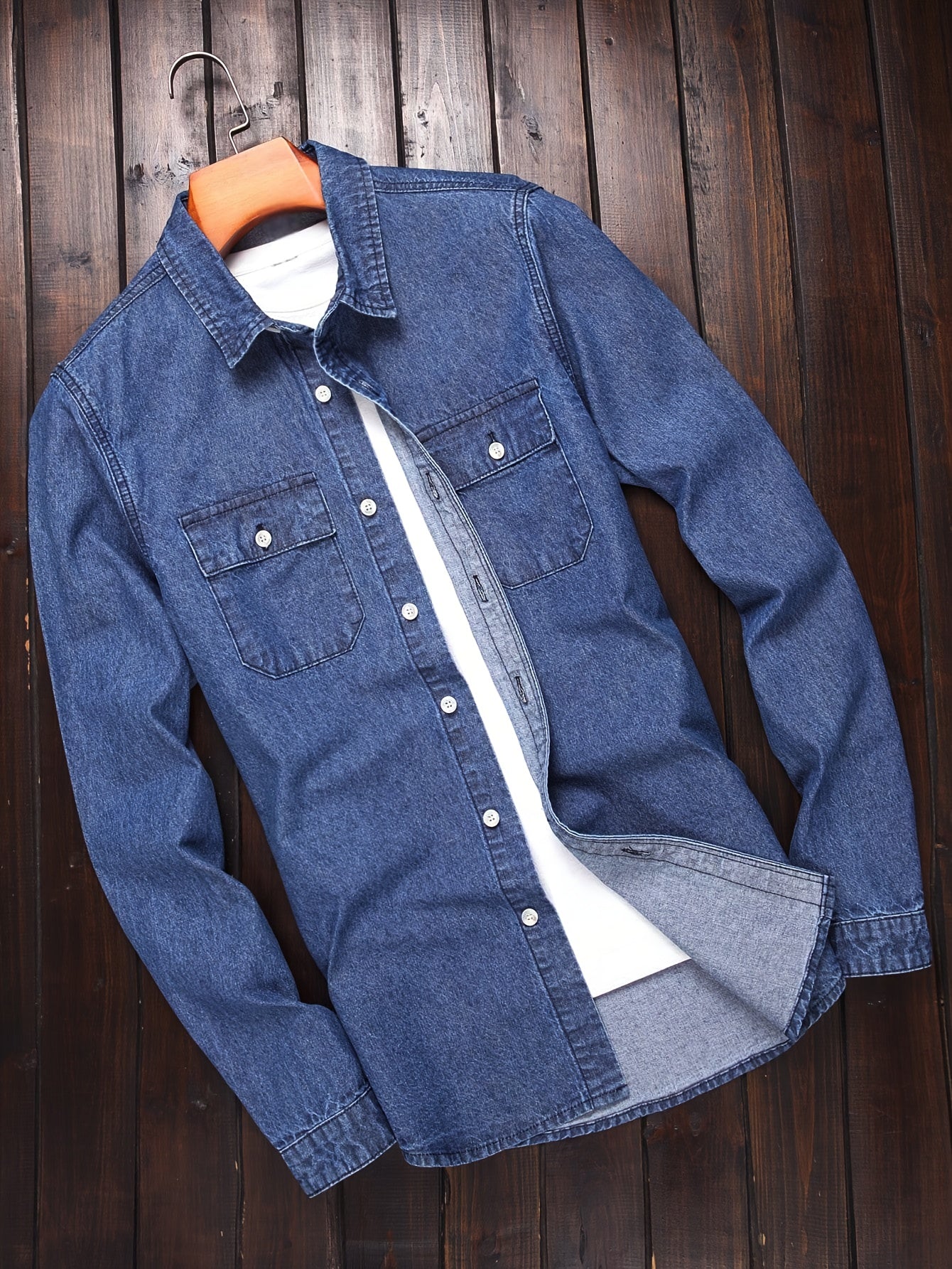 Herren Jeanshemd im lässigen Stil für Freizeit und Alltag