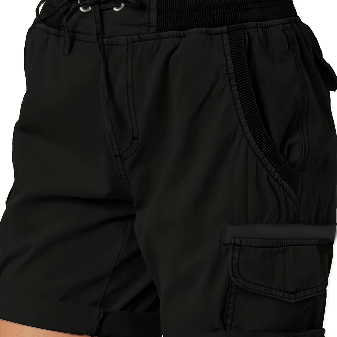 Damen Cargo Shorts mit Kordelzug – Bequeme Freizeithose im sportlichen Stil