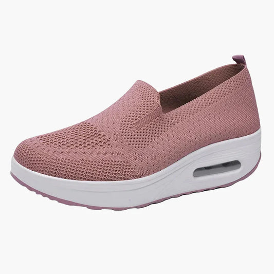 Damen Komfort-Slip-On Sneaker – Bequeme Alltagsschuhe mit Unterstützung und rutschfester Sohle