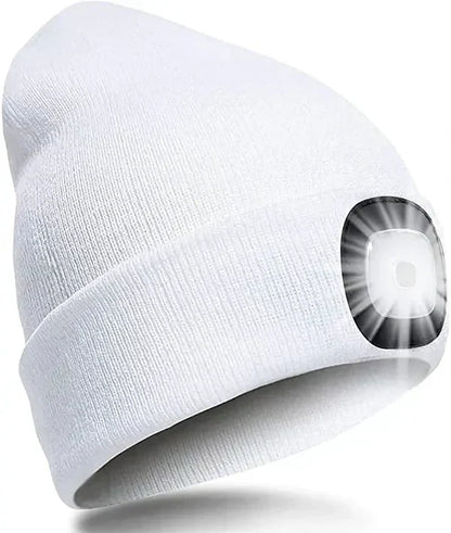 Strickmütze mit LED Licht – Leuchtende Beanie Mütze in verschiedenen Farben
