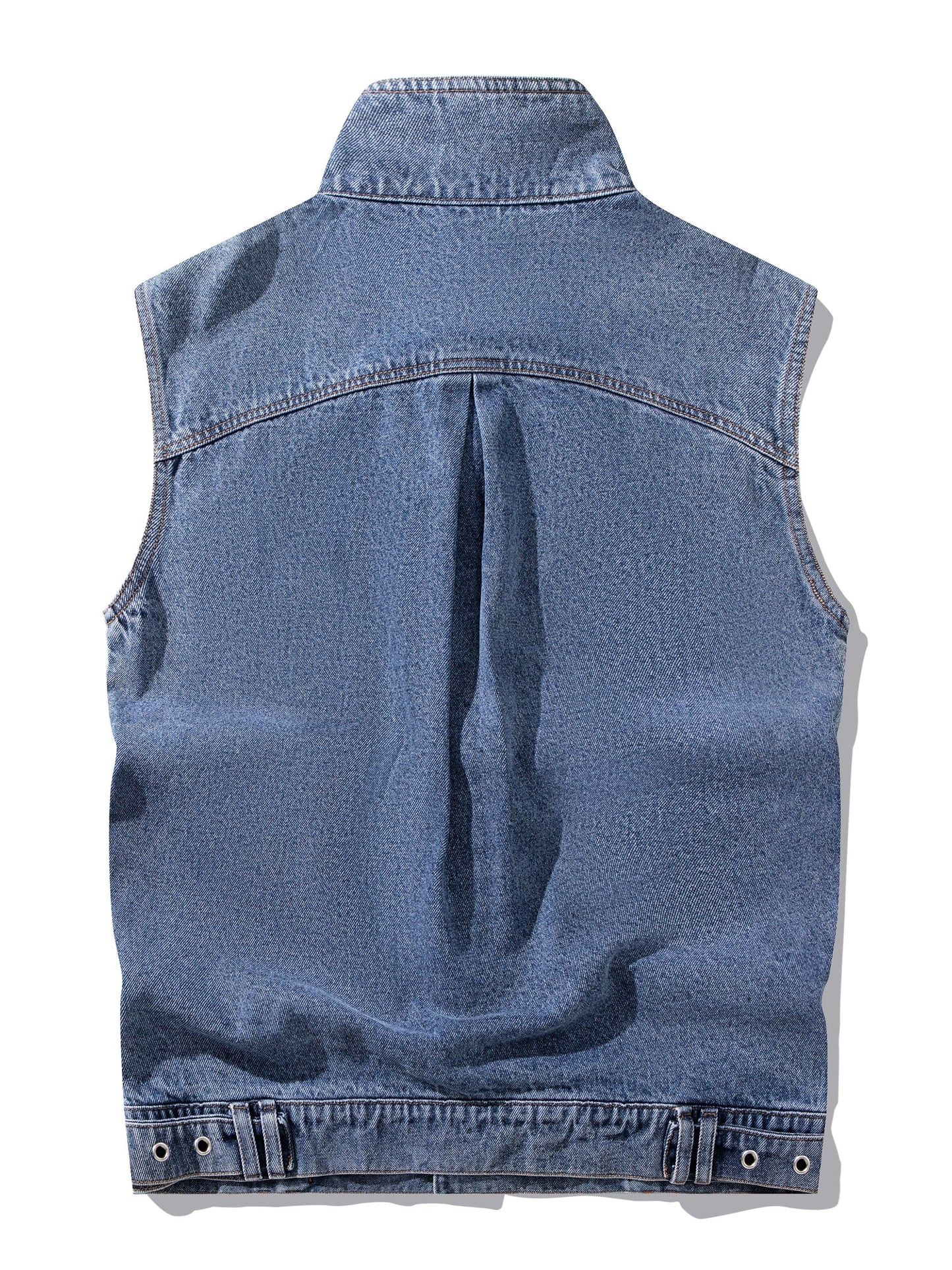 Herren Jeansweste im lässigen Streetwear-Stil – Ideal für Alltag und Freizeit