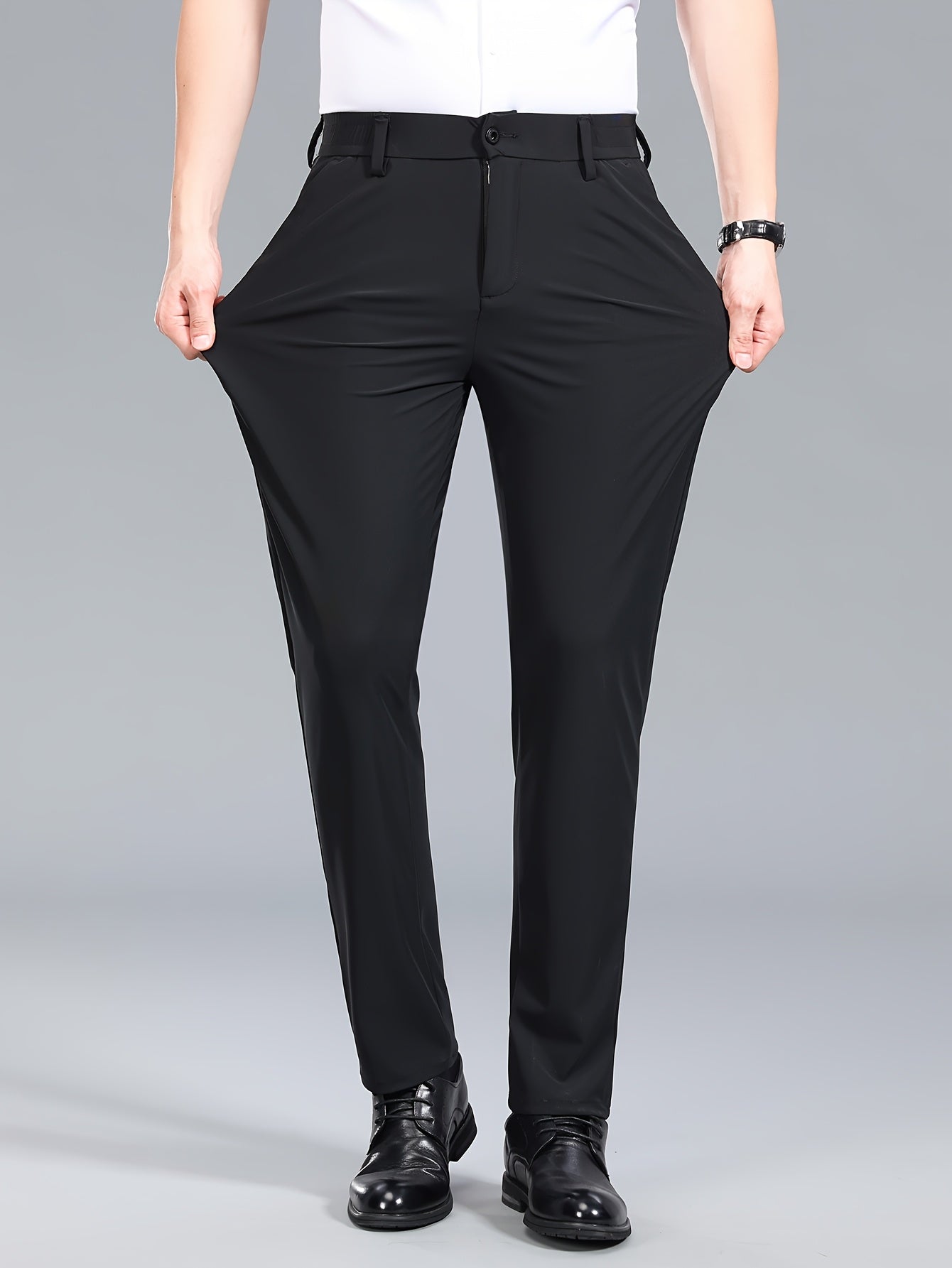 Herren Business Stretch-Hose – Elegante, bequeme Büro- und Freizeithose