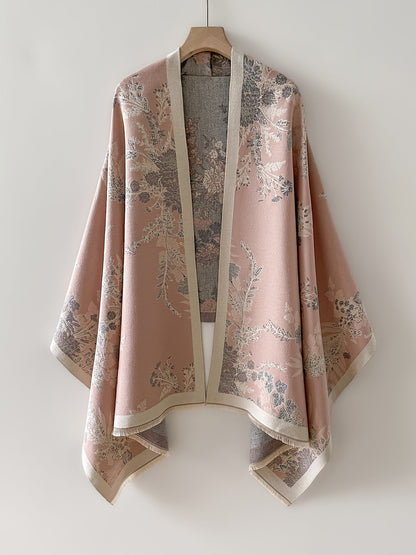 Damen Kimono Cardigan im floralen Boho-Stil – Elegante Überwurfjacke für Freizeit und besondere Anlässe