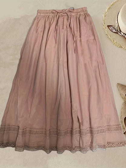Damen Vintage Petticoat Unterrock mit Spitze – Eleganter Retro-Look für Kleider und Röcke