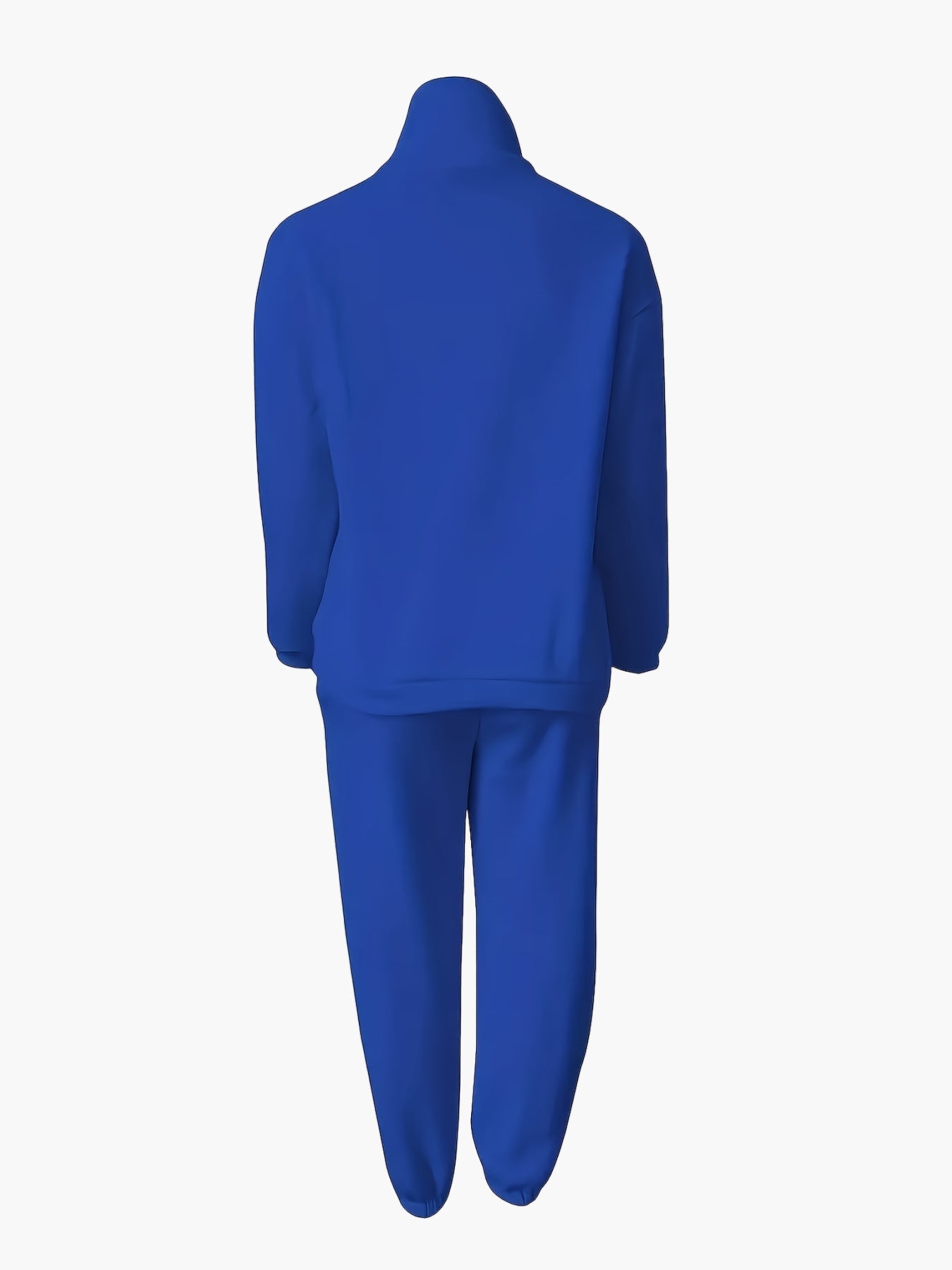 Damen Freizeit Zip Sweatshirt mit Stehkragen – Lässiger Herbst/Winter Pullover