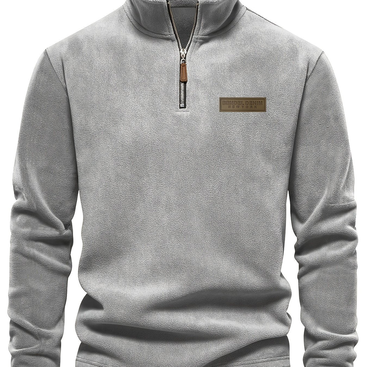 Herren Quarter-Zip Pullover – Moderner Freizeit-Look mit Stehkragen und Minimalistischem Design