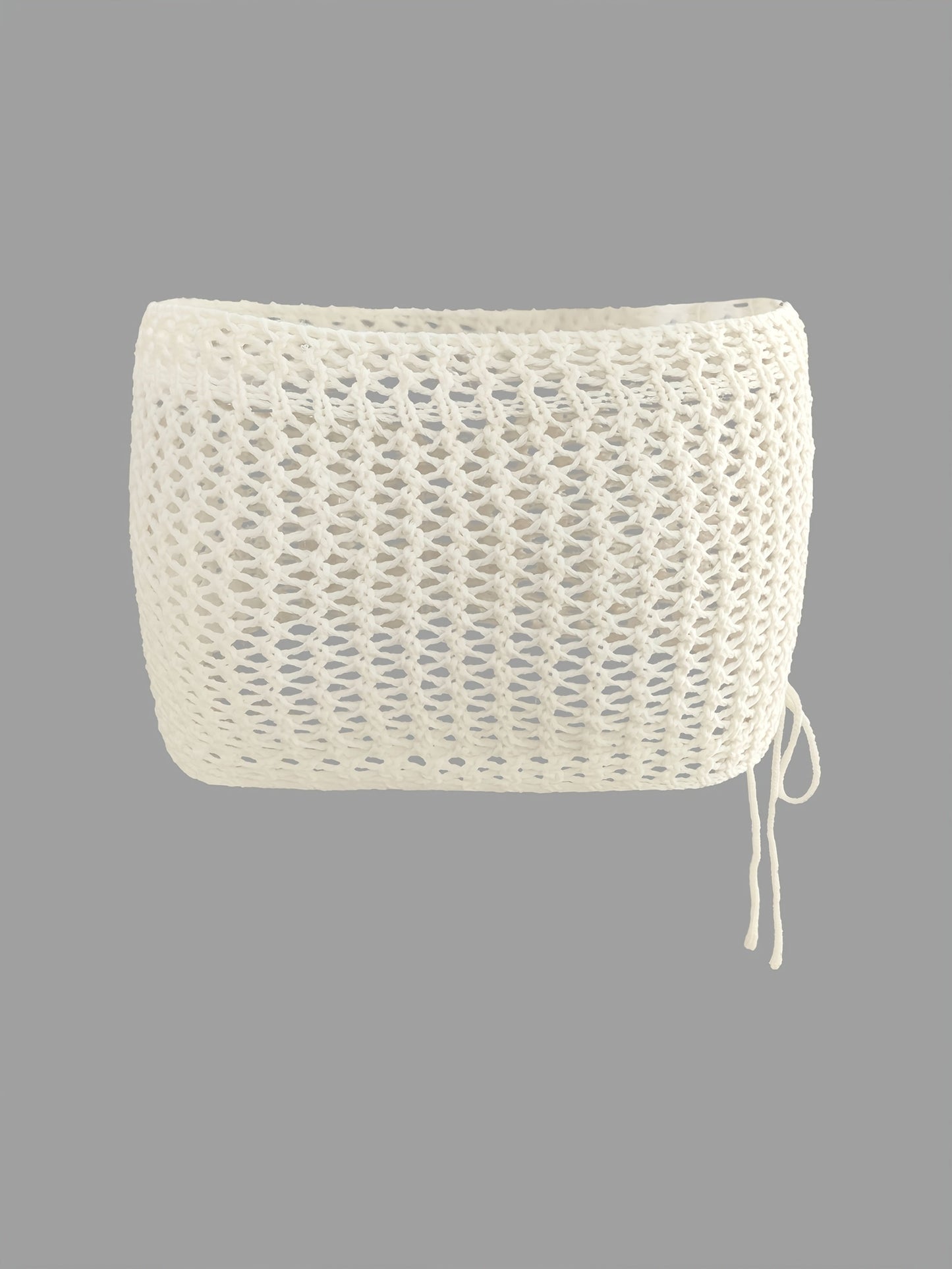Damen Boho Minirock Häkel-Optik – Strandrock mit Muschelgürtel, Festival- und Urlaubsstyle