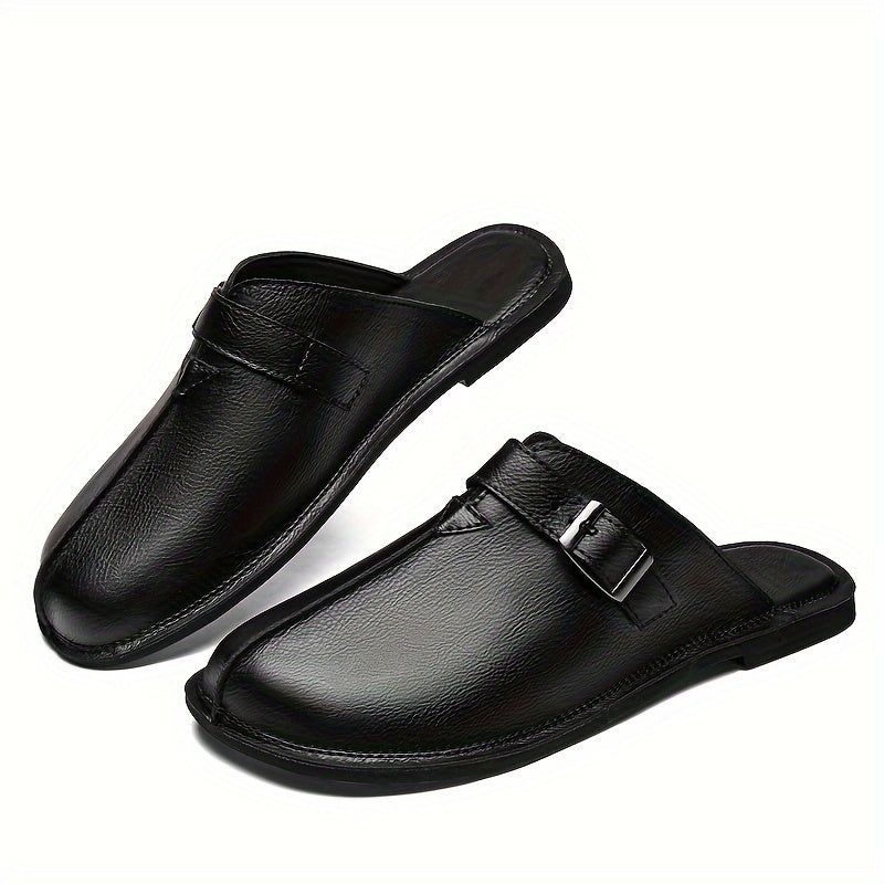 Herren Pantoletten mit Schnalle – Elegante Slipper für Freizeit & Alltag