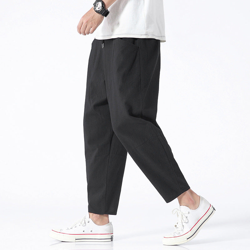 Herren Haremshose Locker Freizeit Streetwear Jogginghose