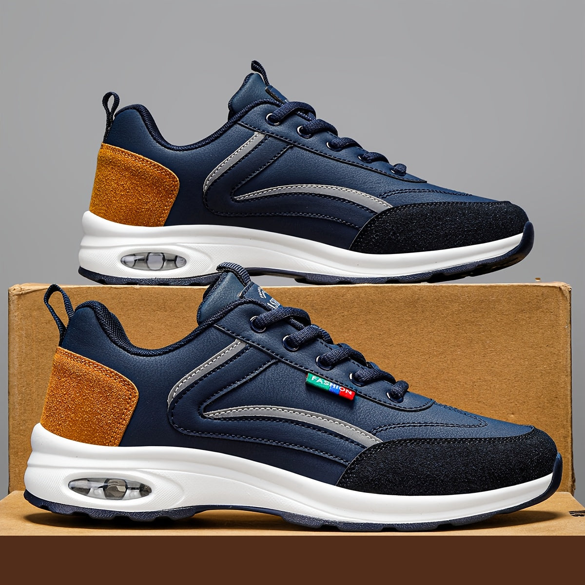 Herren Sneaker Sportlich Bequeme Freizeitschuhe für Alltag und Fitness