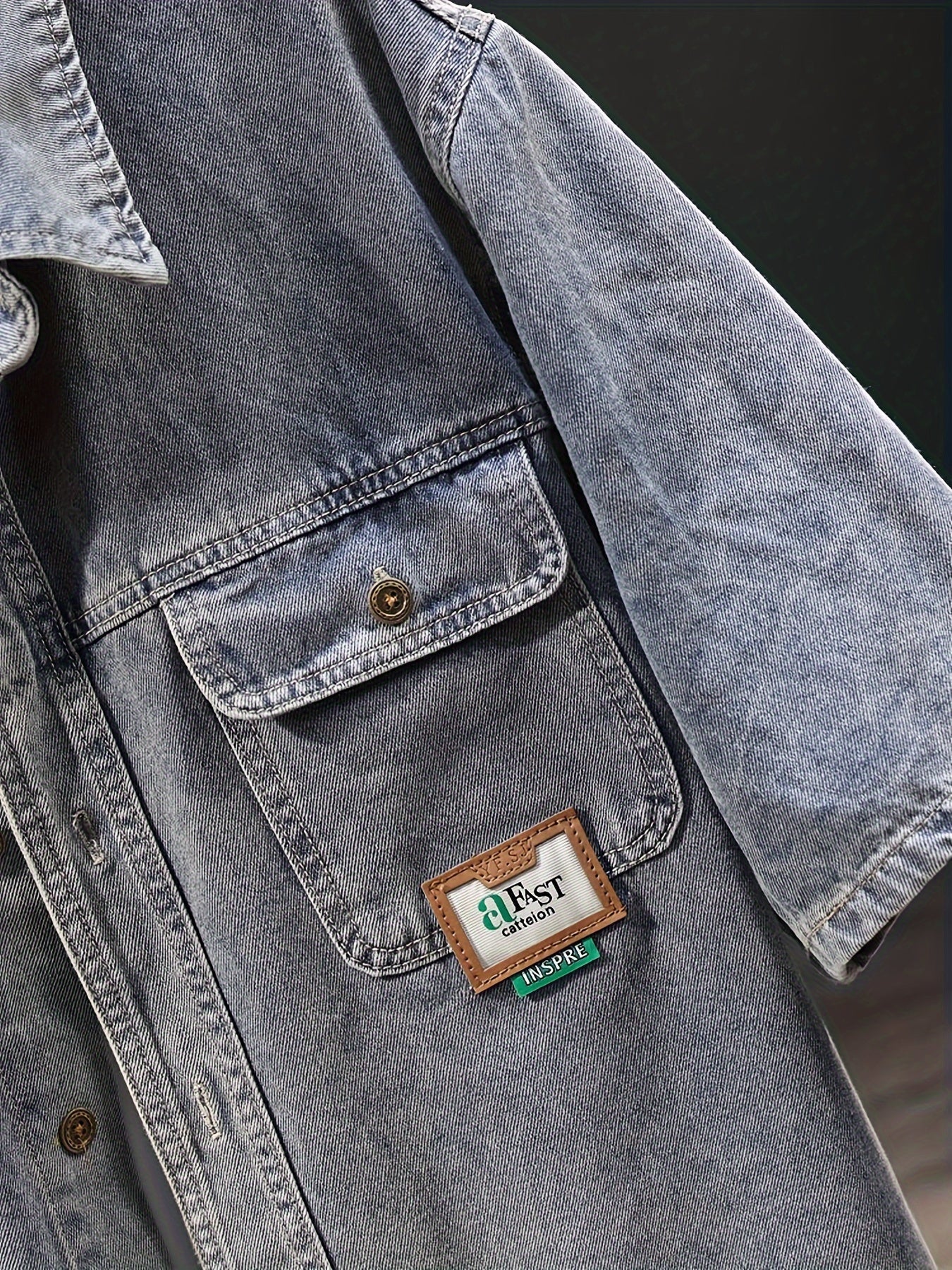 Herren Oversize Jeanshemd Kurzarm mit Vintage Look und Brusttaschen – Stilvolles Freizeit Hemd für Alltag & Streetwear