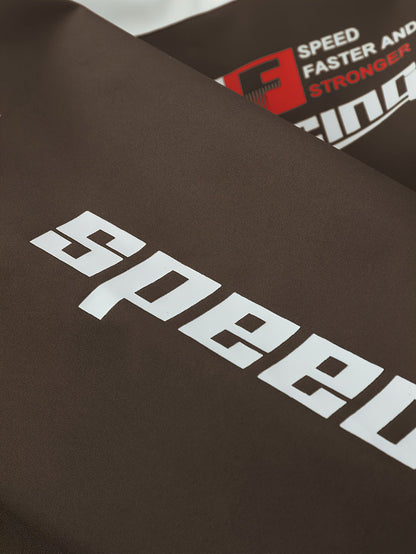 Sportlicher Trainingsanzug Herren Jacke Hose Set Racing-Design