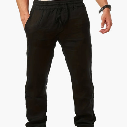 Herren Freizeithose mit Kordelzug – Leichte Sommerhose, Bequemer Schnitt, Perfekt für Alltag & Urlaub