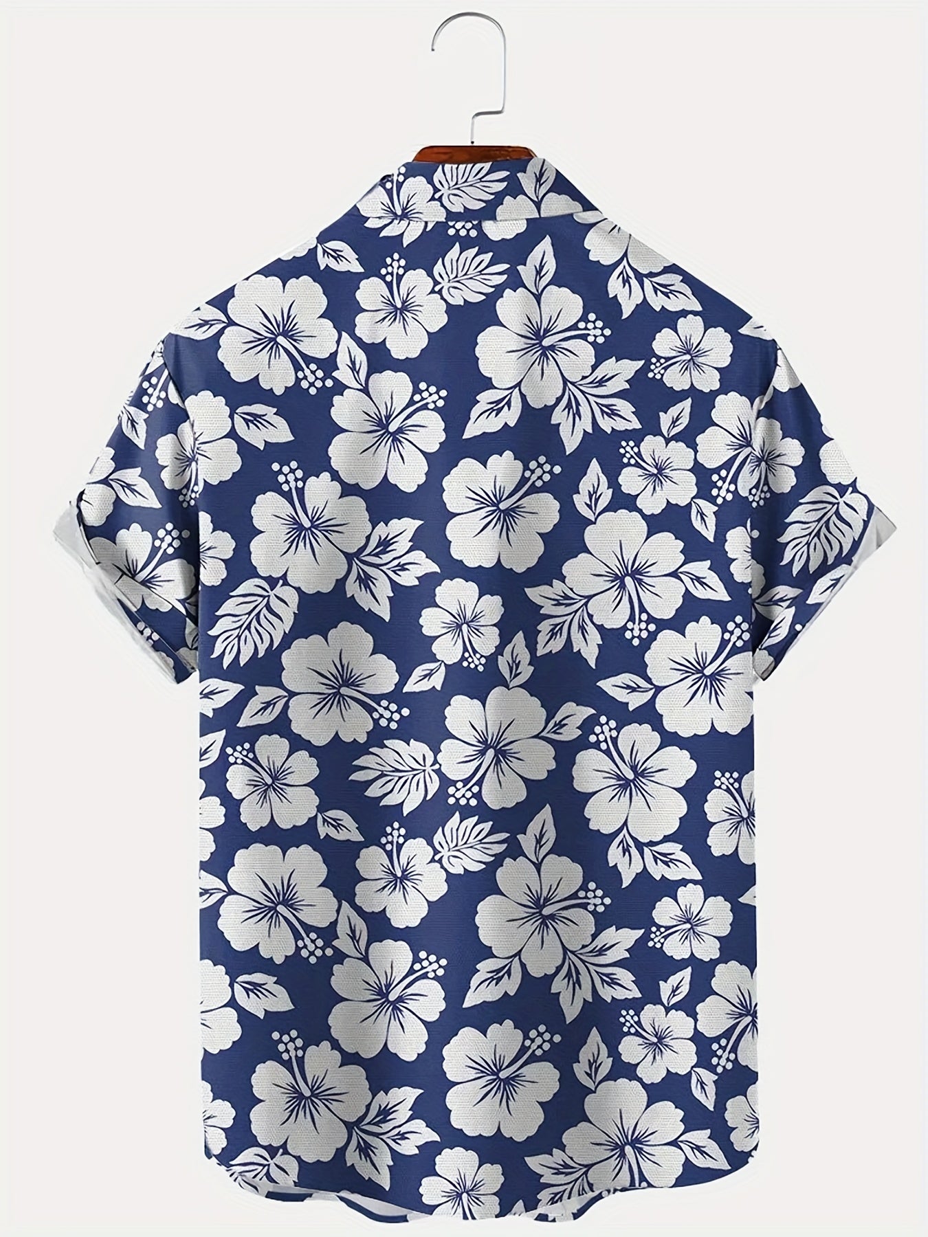 Herren Hawaiihemd im floralen Urlaubsstil – Kurzarm Freizeithemd für Strand und Sommer