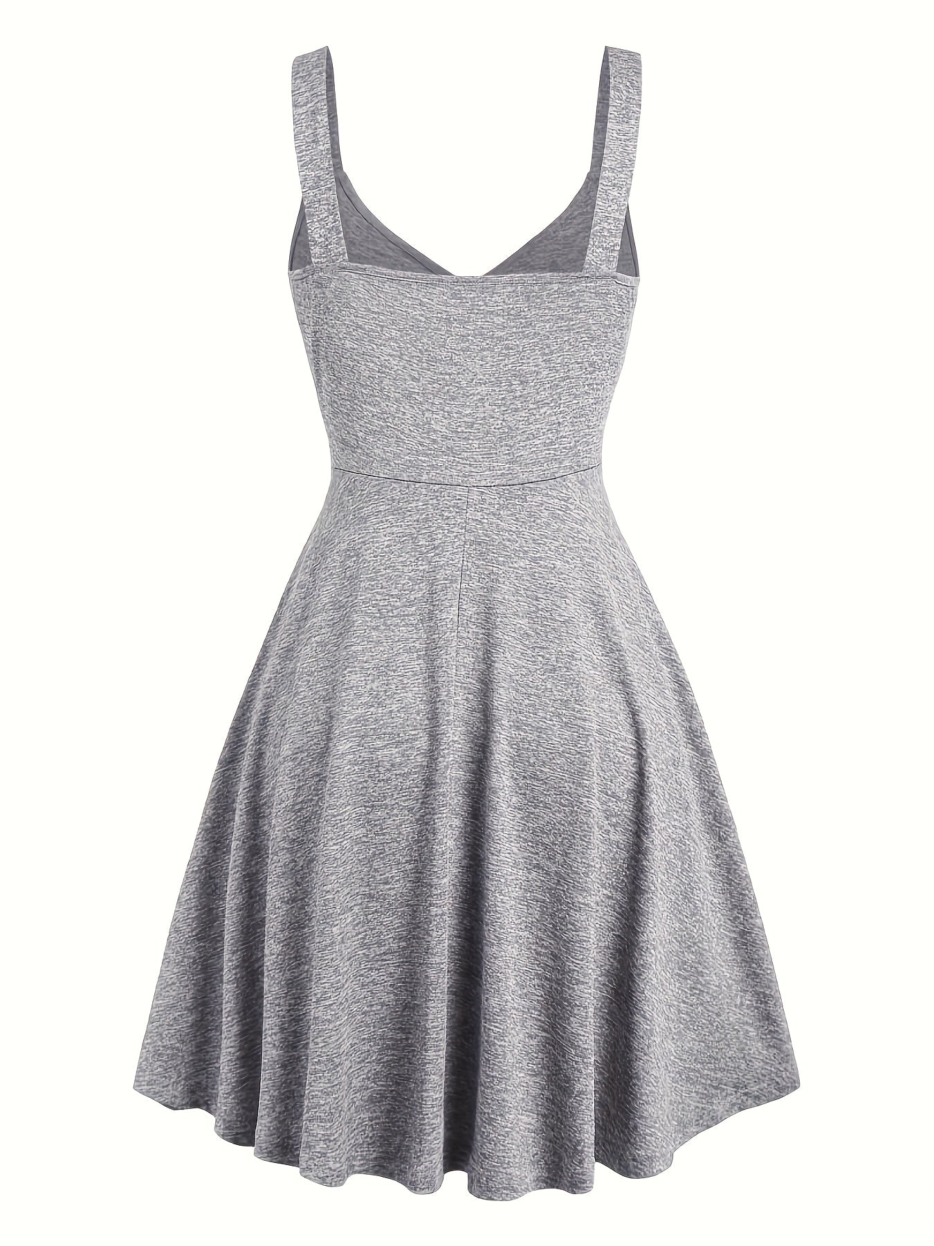 Damen Sommerkleid mit Knopfleiste und V-Ausschnitt – Eleganter Freizeit-Look für Alltag und Urlaub