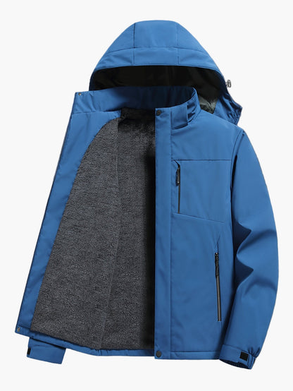 Herren Outdoor Funktionsjacke mit Kapuze – Sportliche Wanderjacke für jedes Wetter