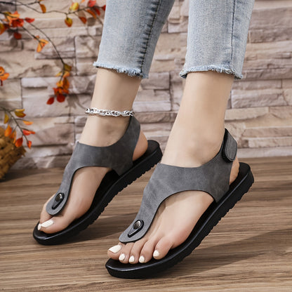 Damen Zehenschlaufen Sandalen – Modische Sommerschuhe für Alltag und Freizeit